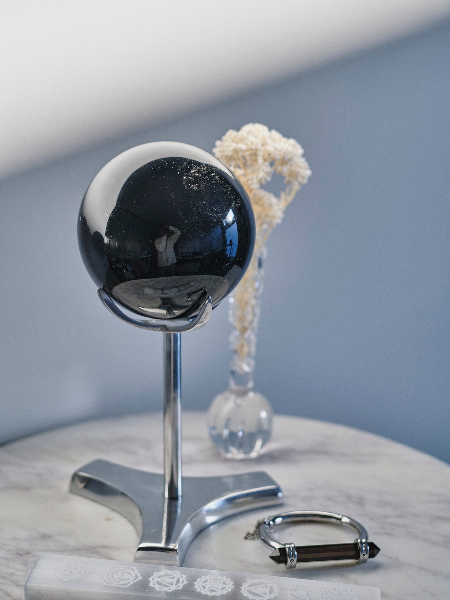 Silver Sheen Obsidian Sphere 1.88kg