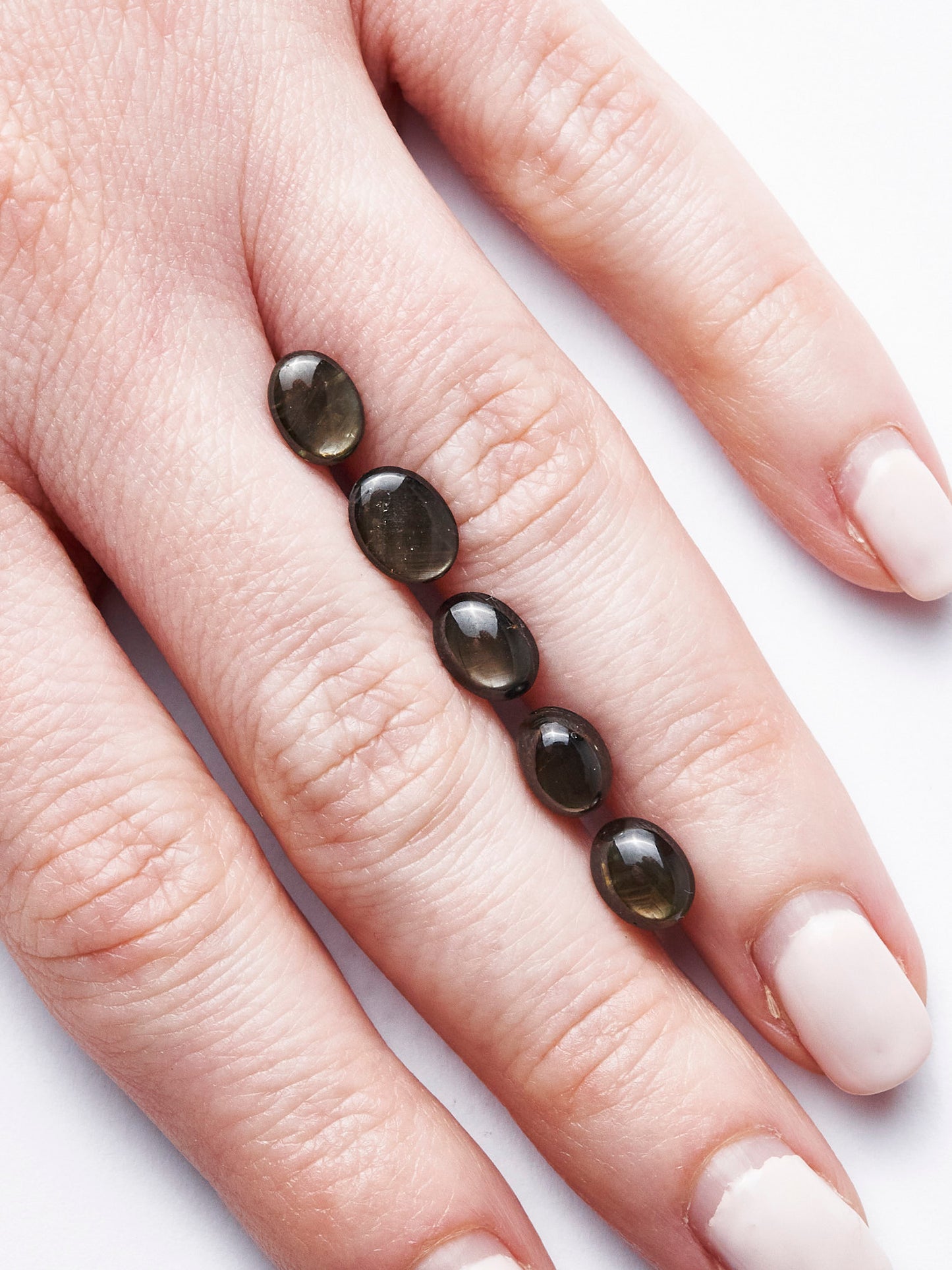 Black Star Sapphire Cabochon