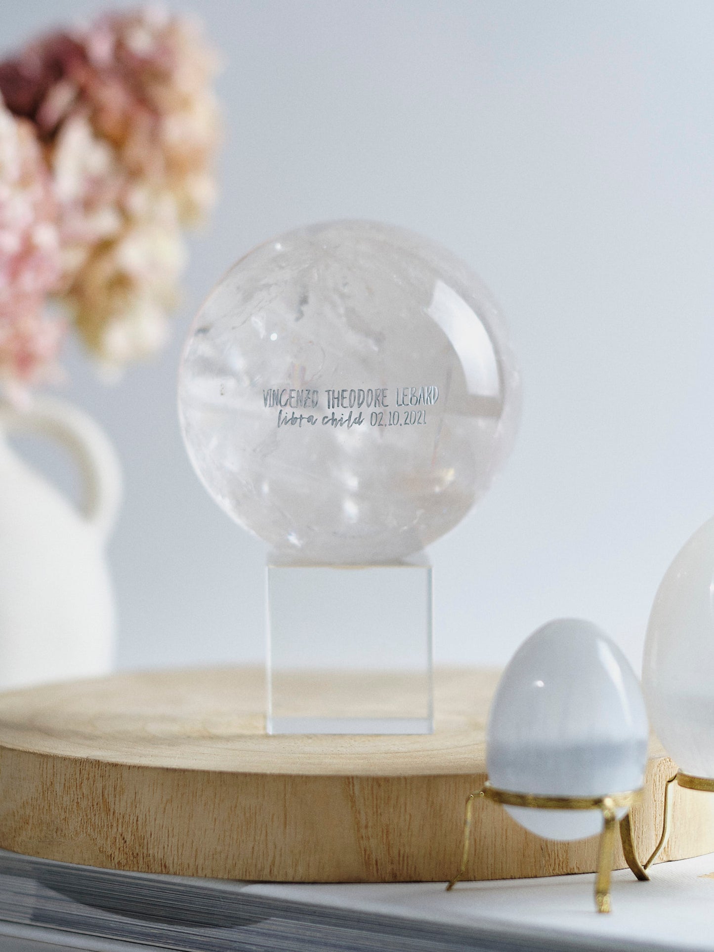 Celebration Balls - Custom Engraved Crystals