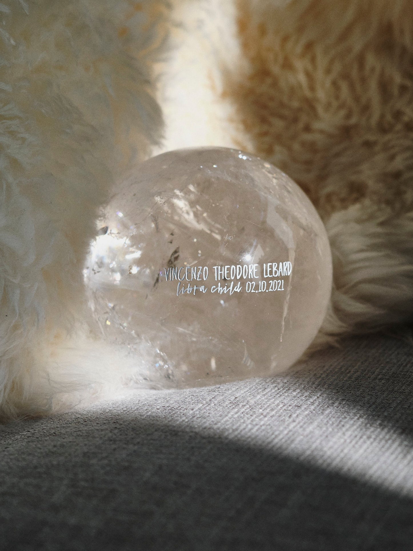 Celebration Balls - Custom Engraved Crystals