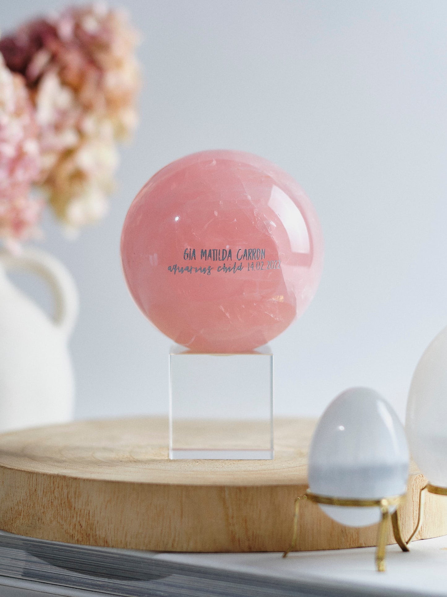 Celebration Balls - Custom Engraved Crystals