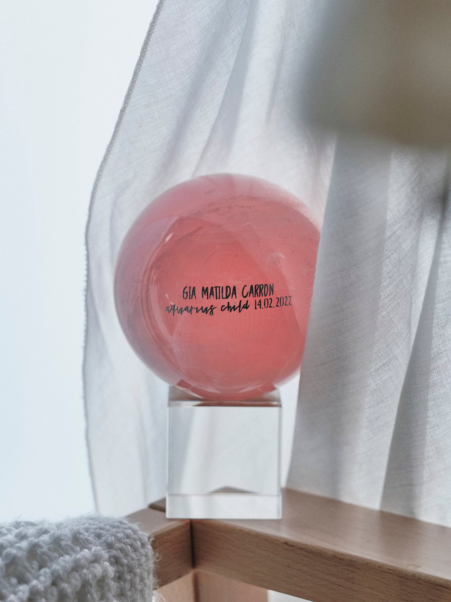 Celebration Balls - Custom Engraved Crystals