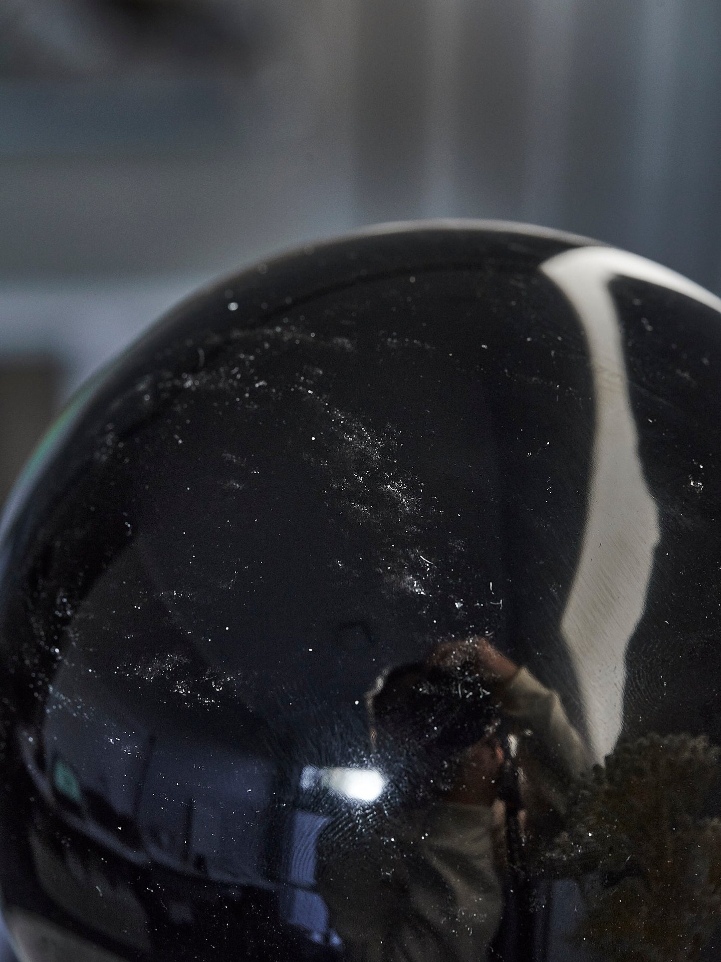 Silver Sheen Obsidian Sphere 1.88kg