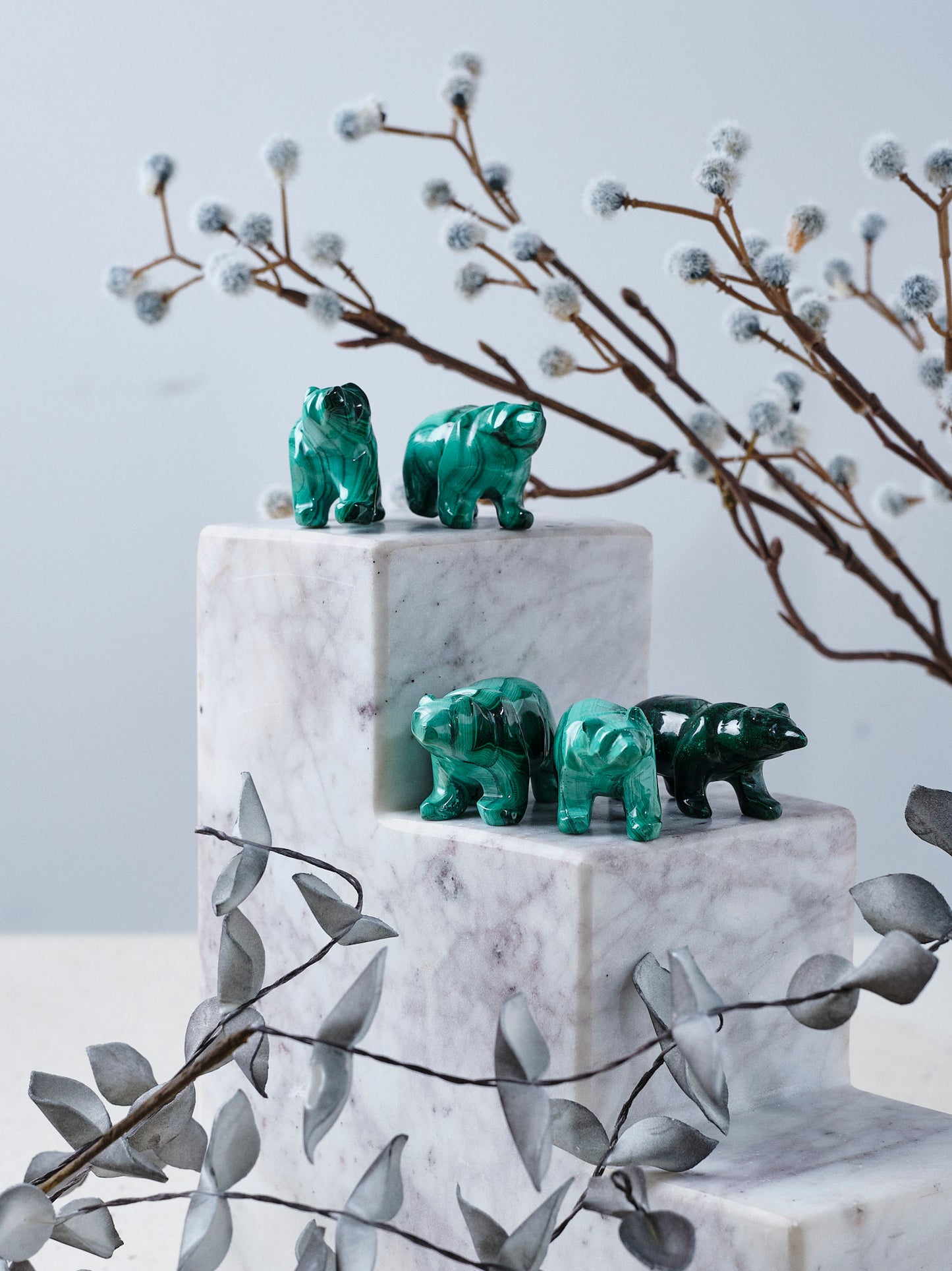 Malachite Animal Totem - Bear (Pick Your Own)