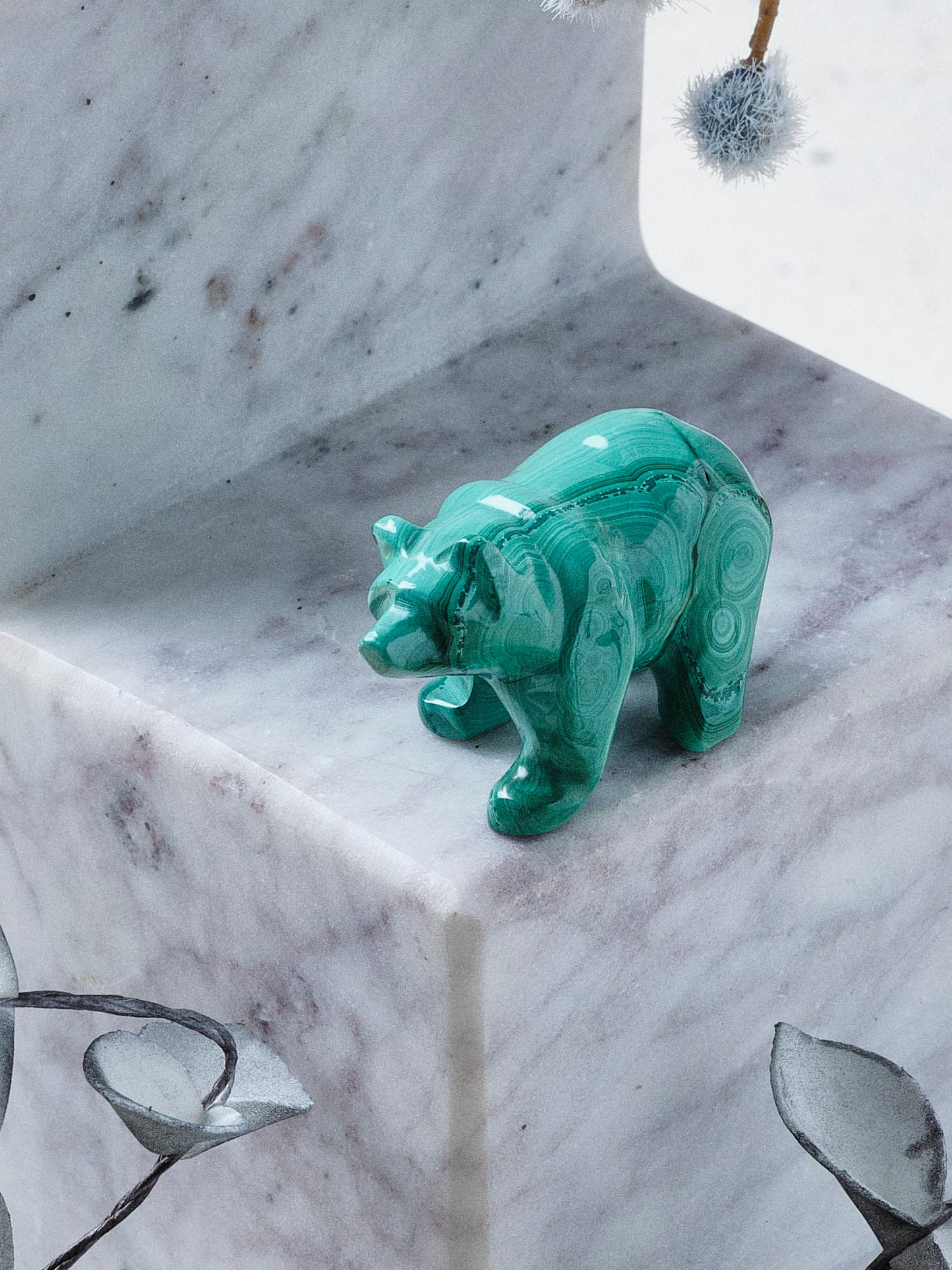 Malachite Animal Totem - Bear (Pick Your Own)