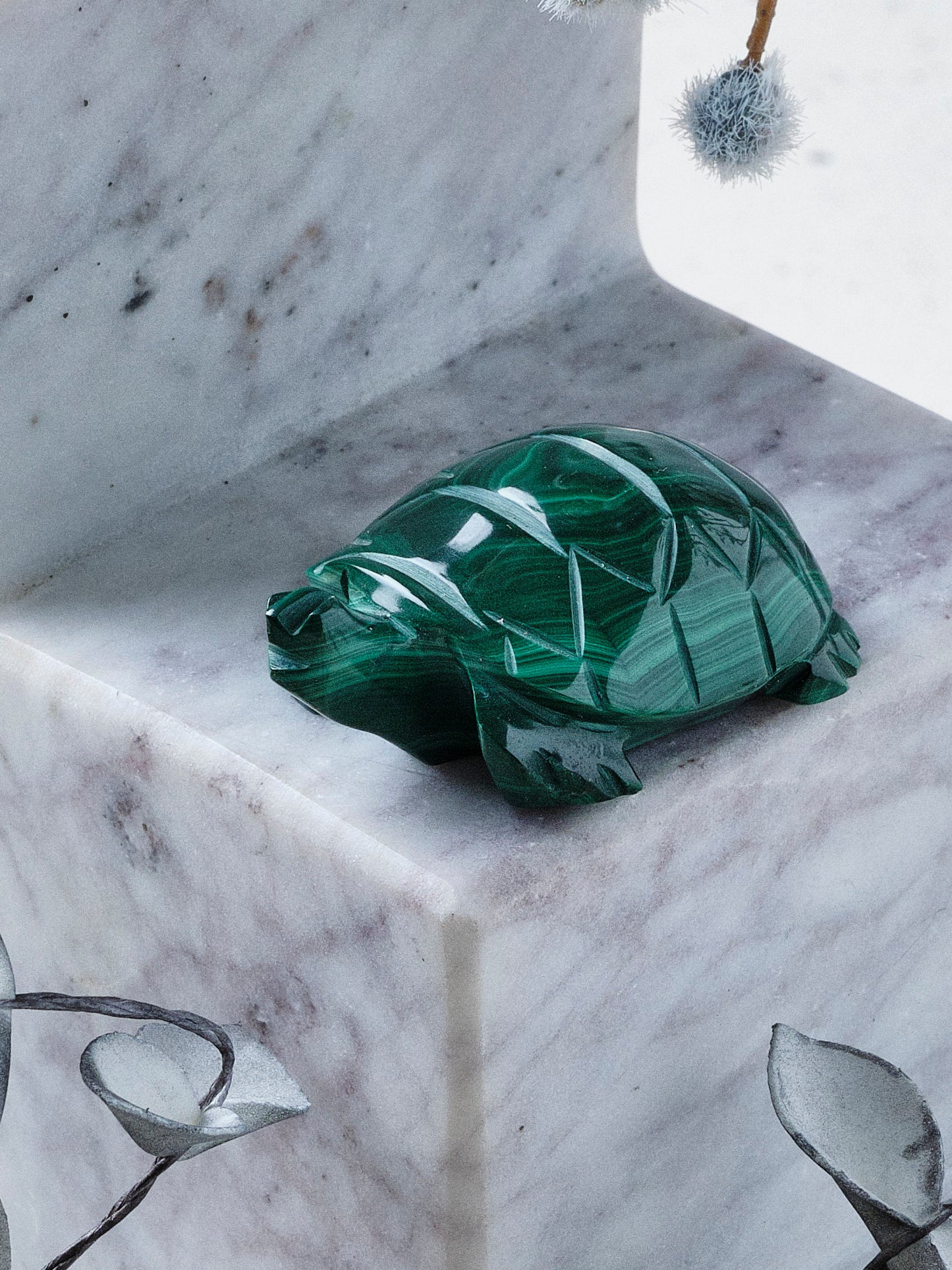 Malachite Animal Totem - Turtle (Pick Your Own)