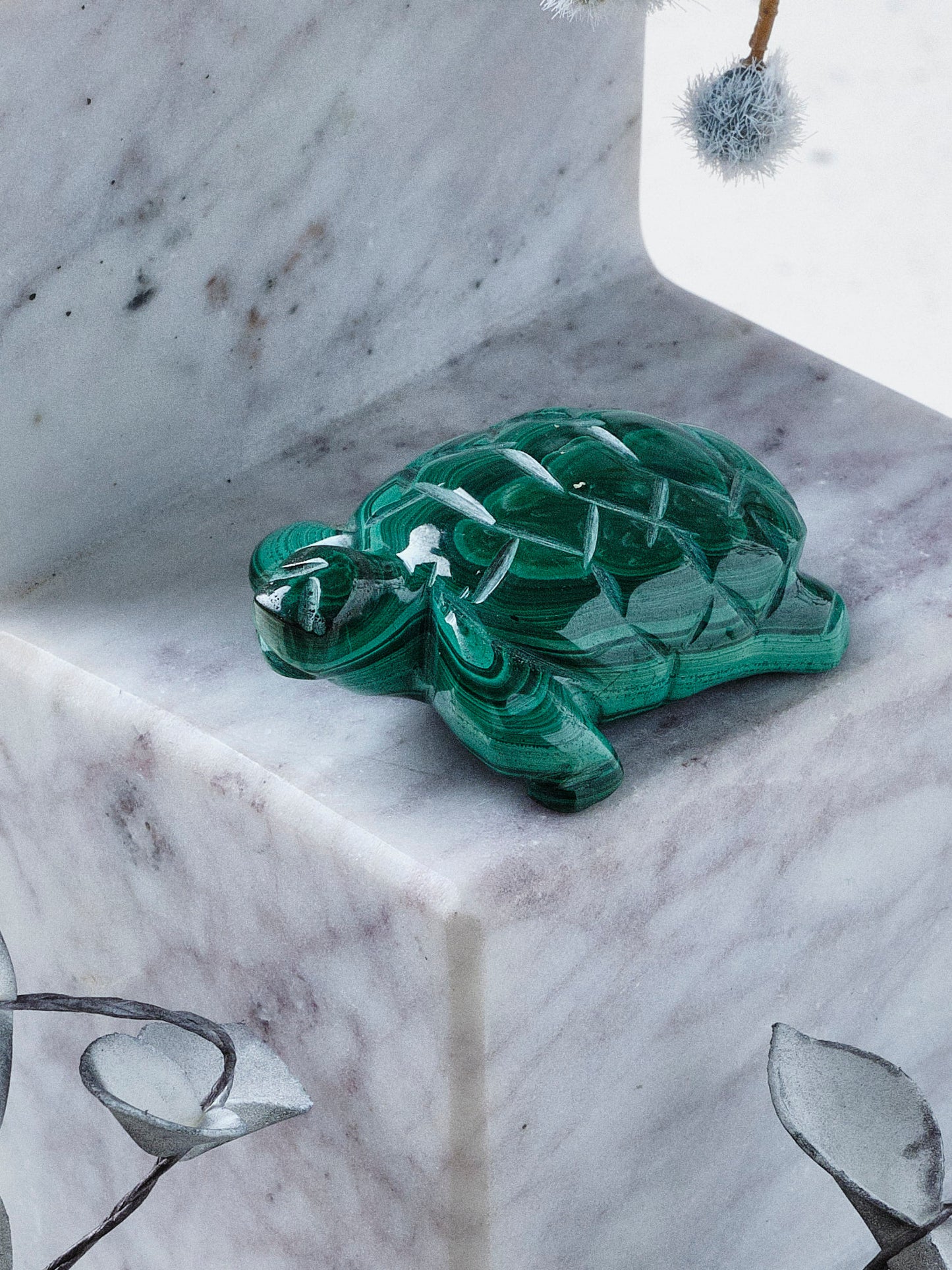 Malachite Animal Totem - Turtle (Pick Your Own)