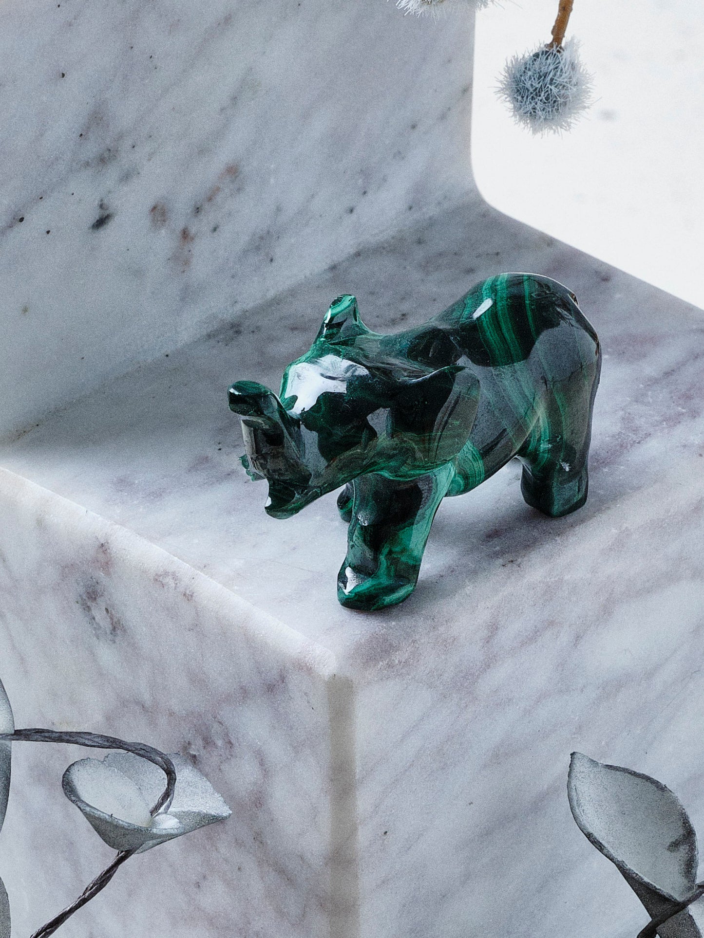 Malachite Animal Totem - Elephant (Pick Your Own)