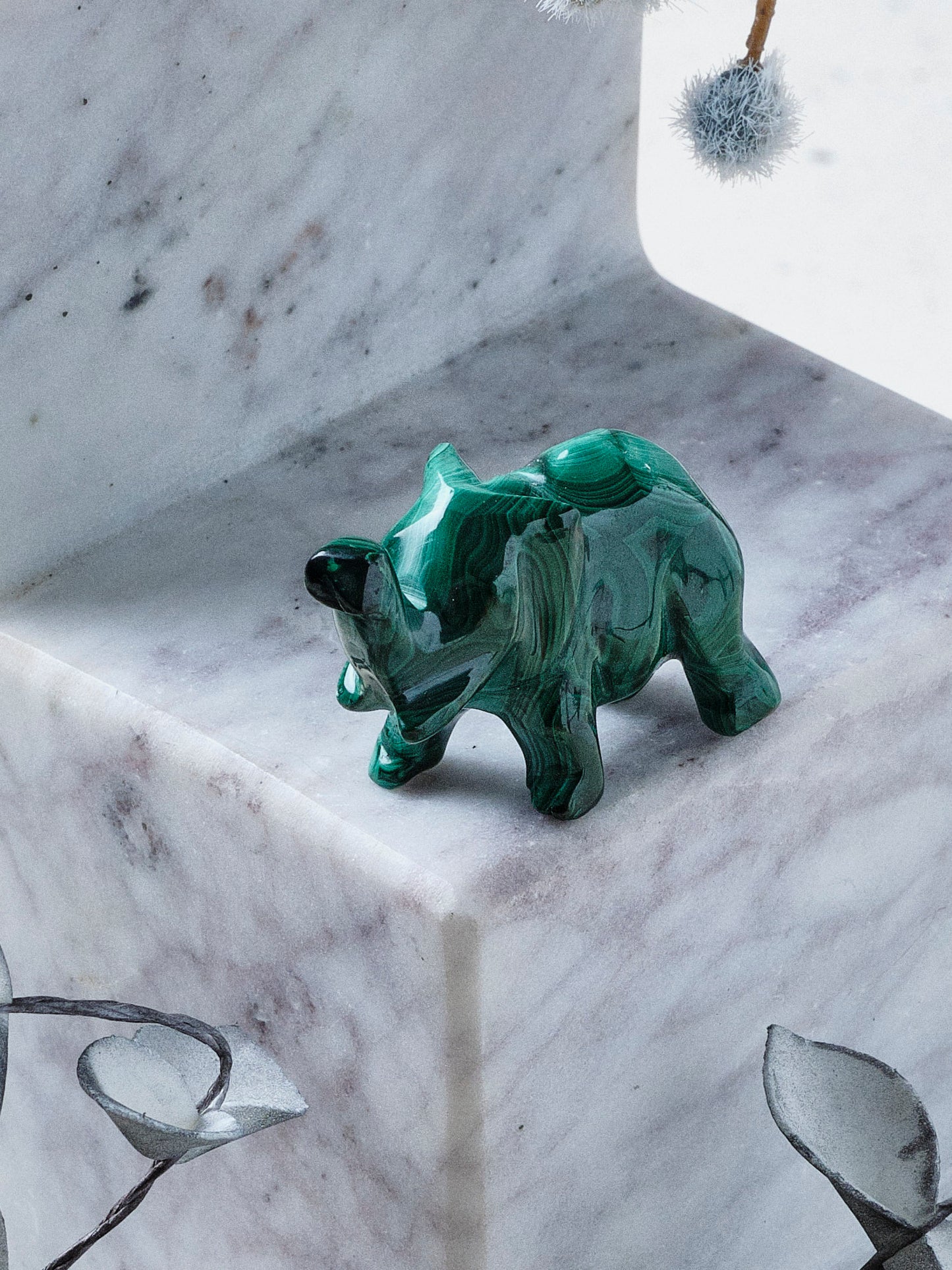 Malachite Animal Totem - Elephant (Pick Your Own)