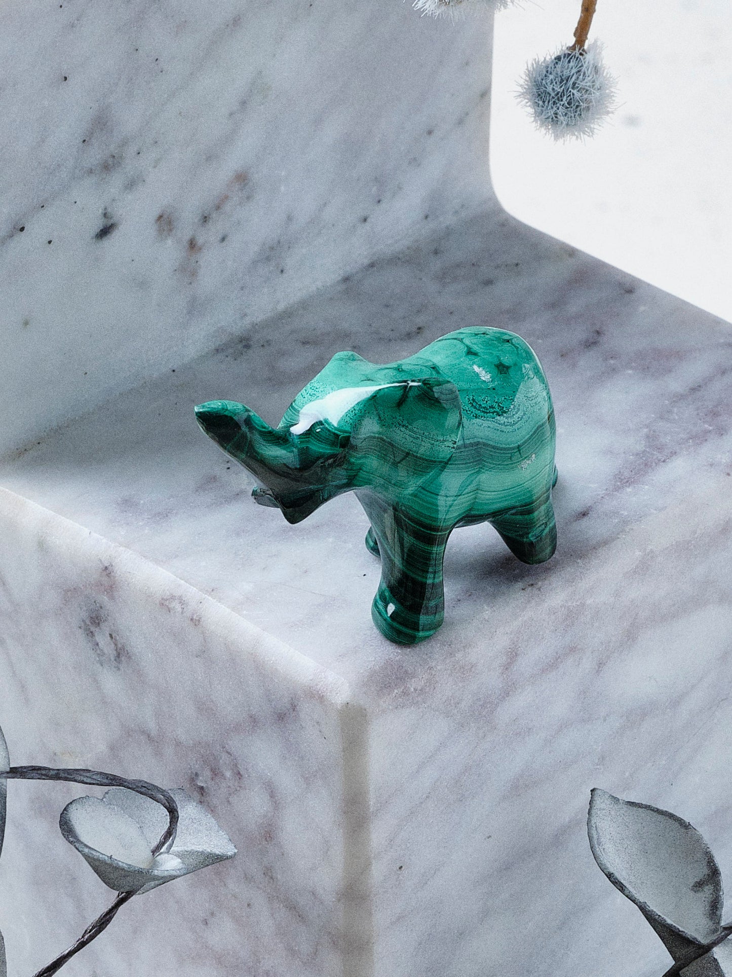 Malachite Animal Totem - Elephant (Pick Your Own)