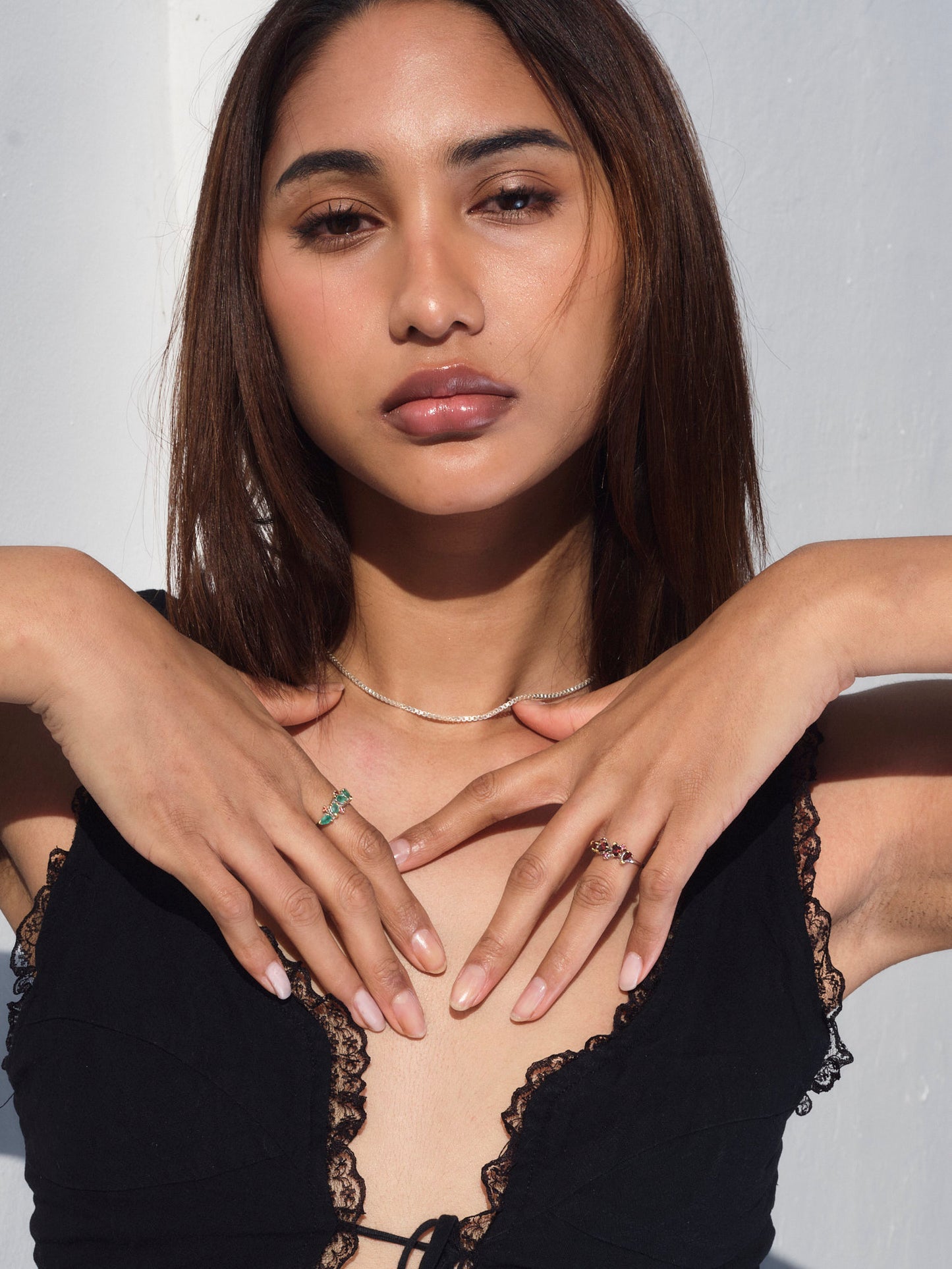 Princess Valencia Garnet Ring