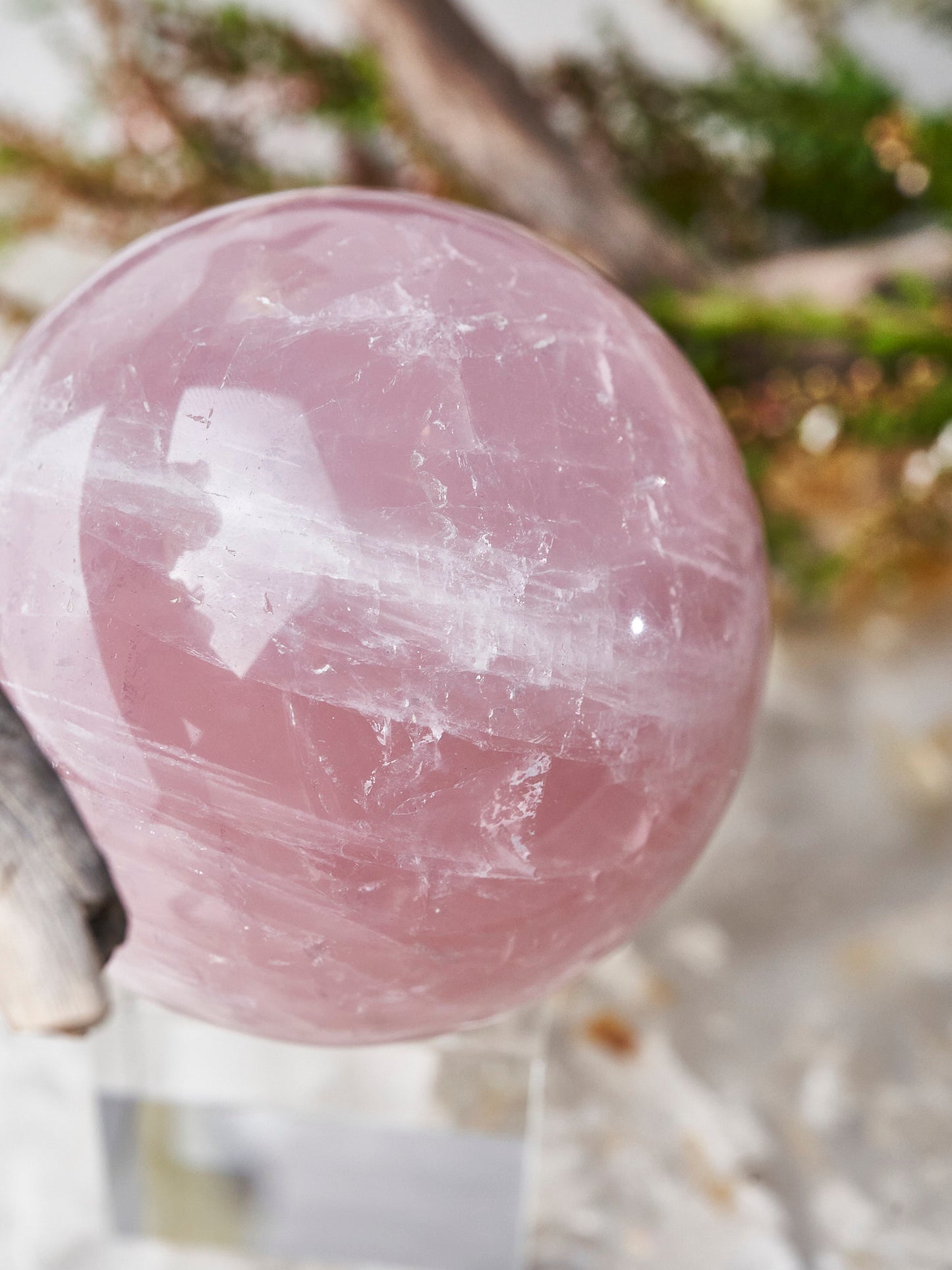 Rose Quartz Sphere 800g