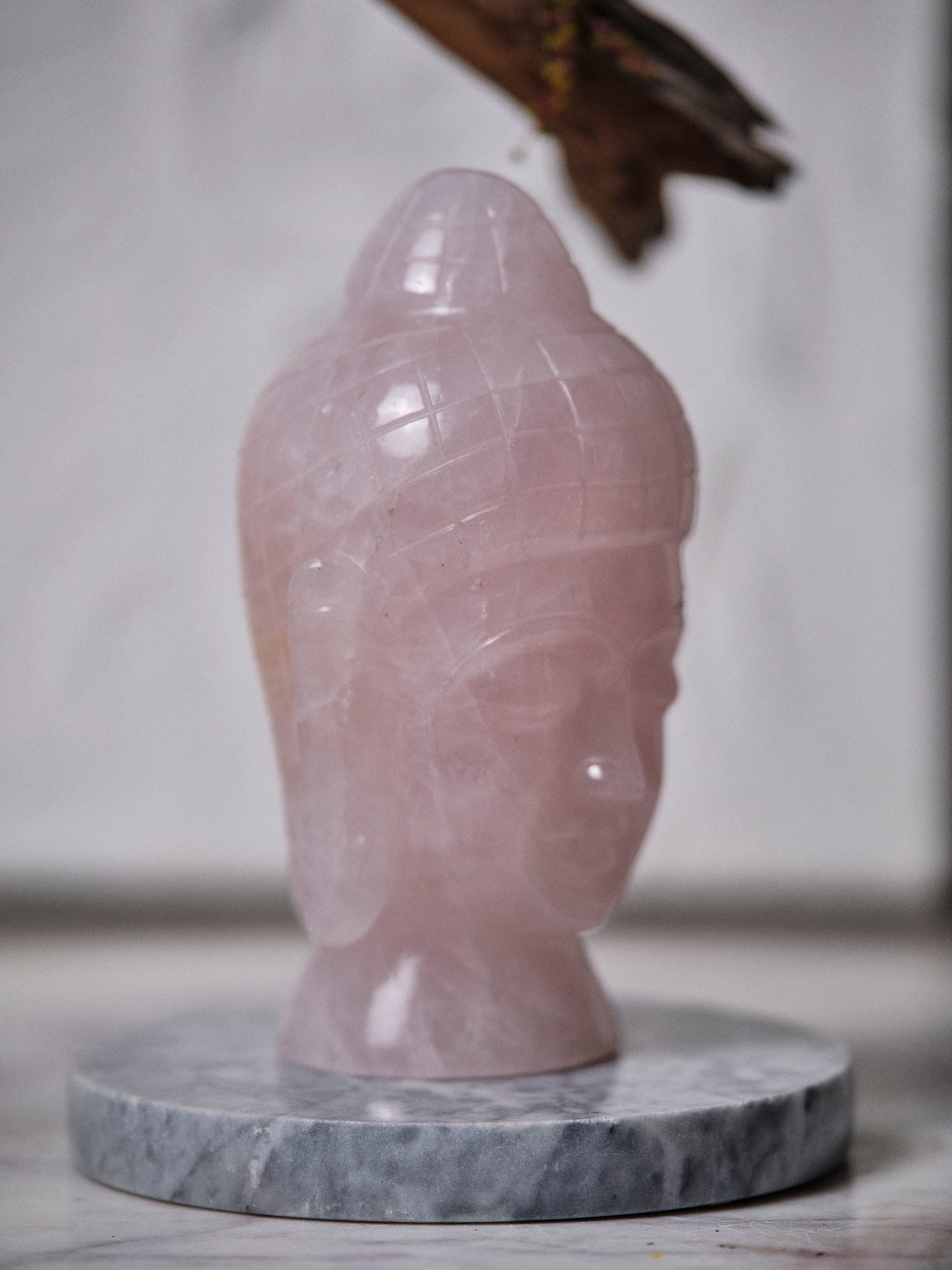 Rose Quartz Siddhartha Buddha