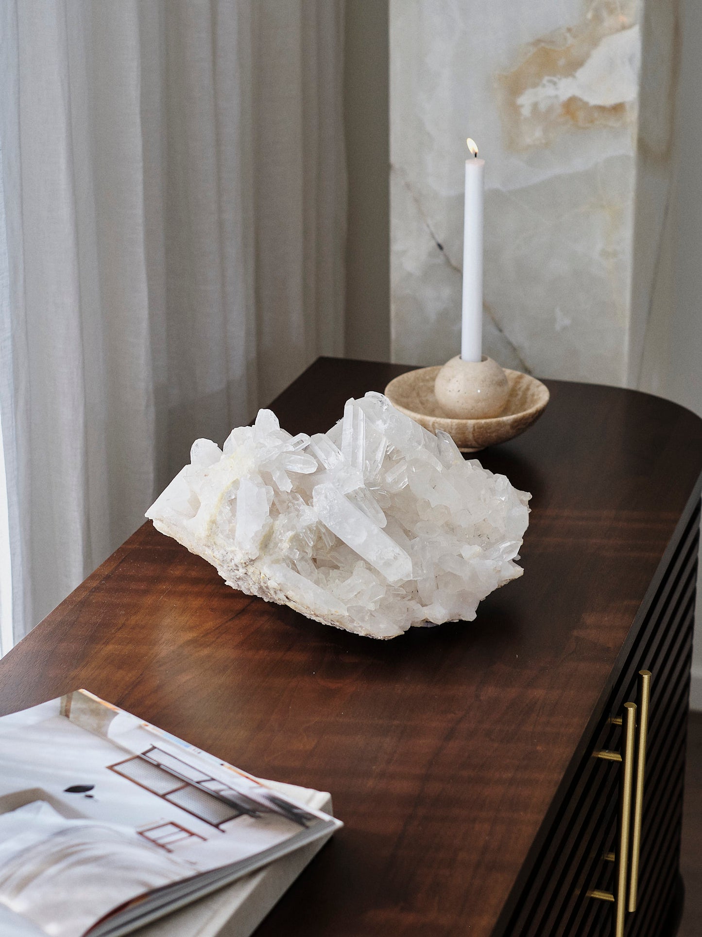 Icy Himalayan Quartz Cluster (AAA Grade) 11.45kg