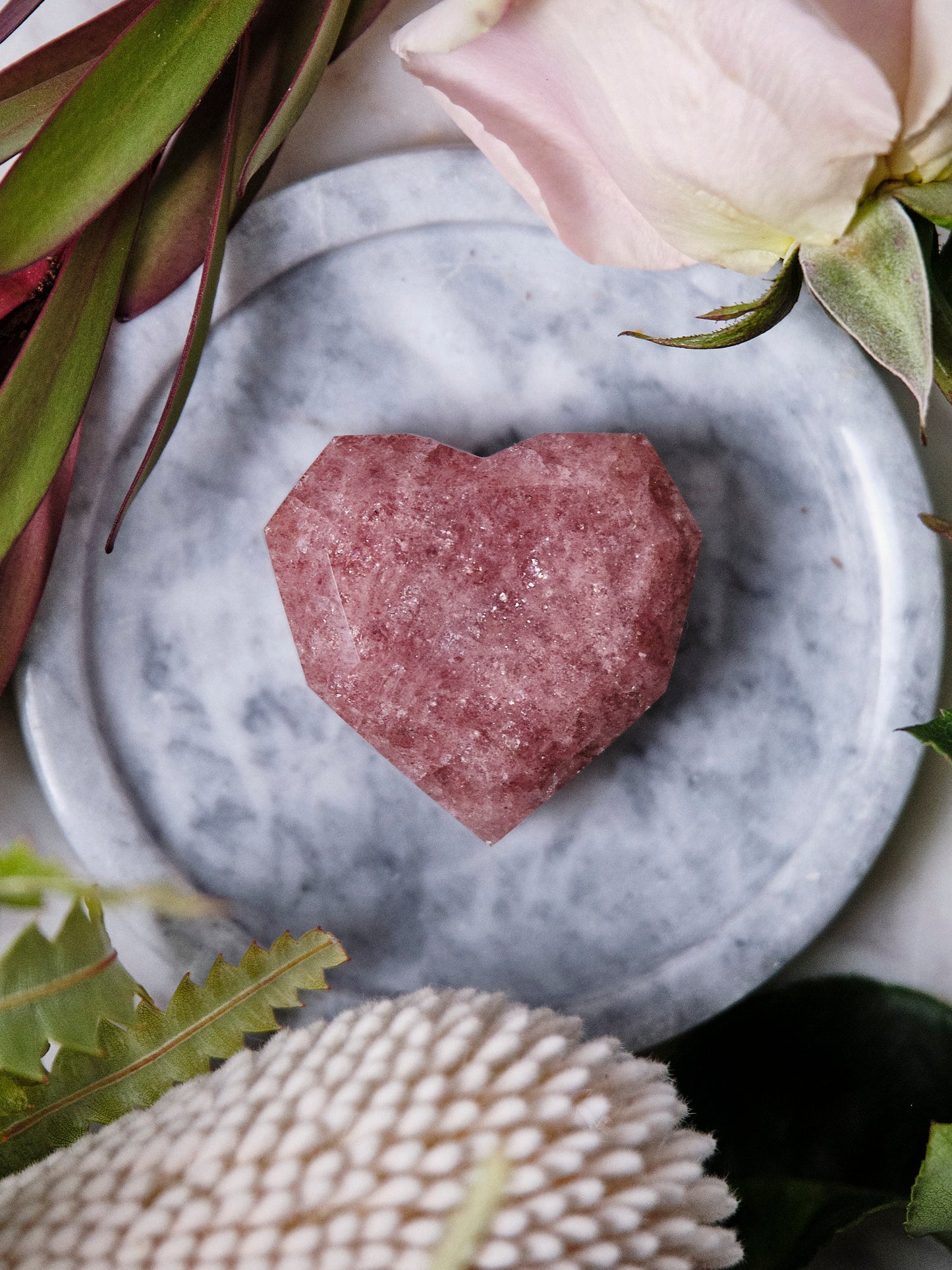 Tanzberry Faceted Hearts