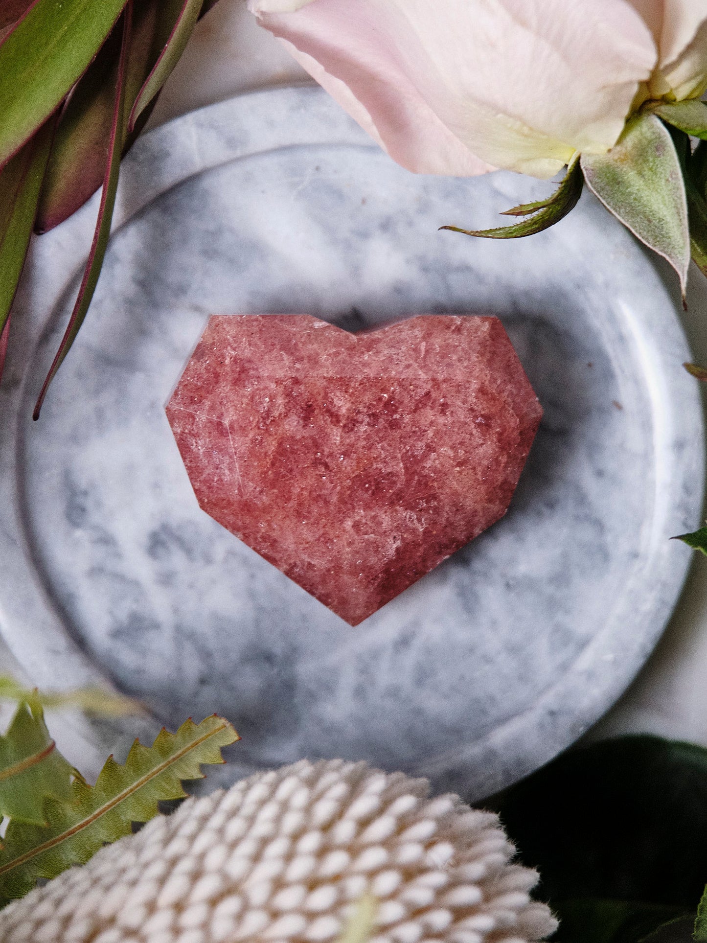 Tanzberry Faceted Hearts