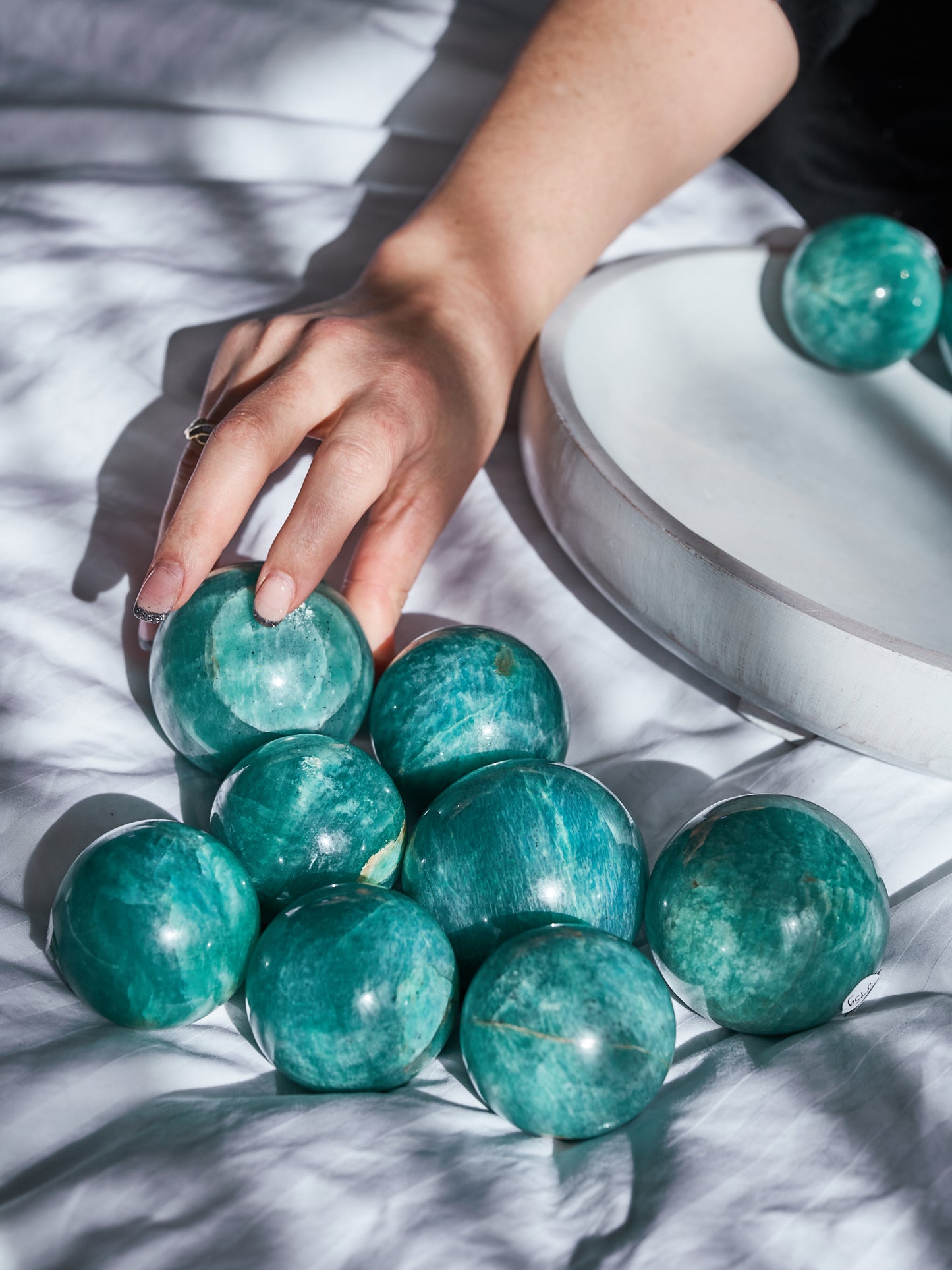 Amazonite Sheen Spheres (Medium - Large)