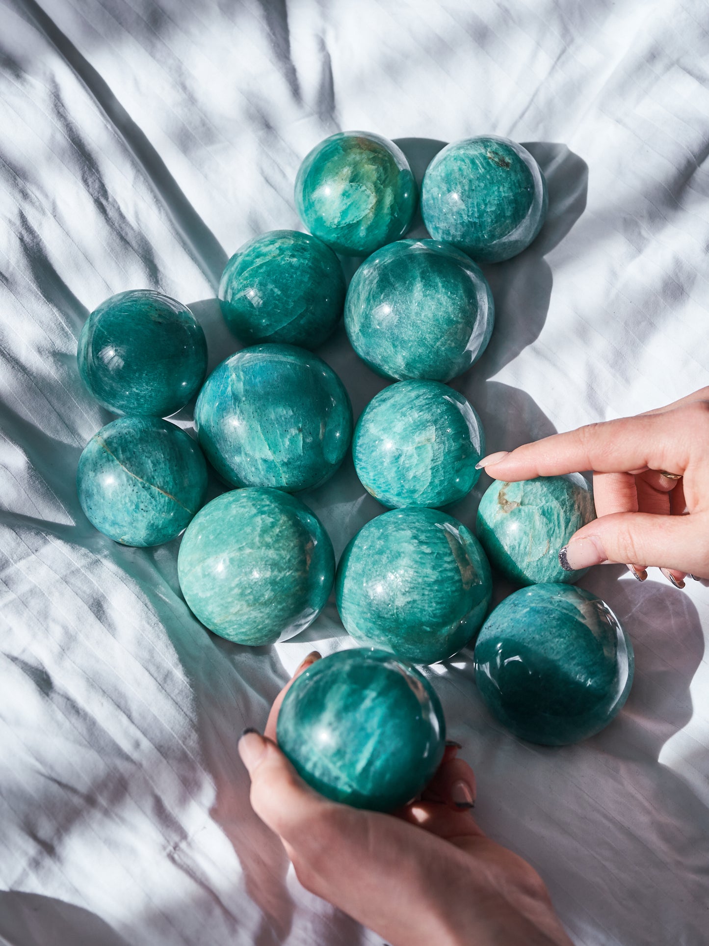 Amazonite Sheen Spheres (Medium - Large)