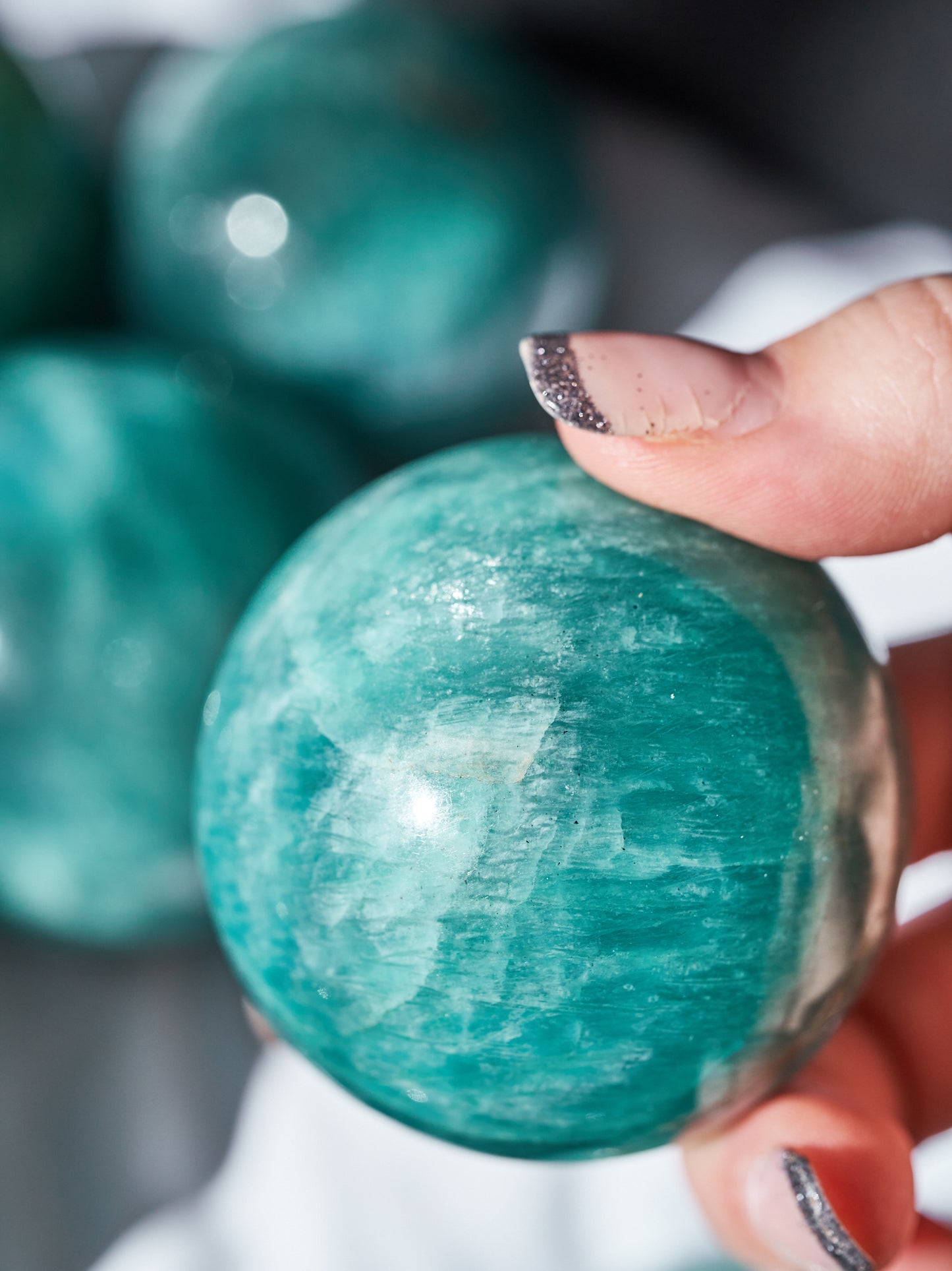 Amazonite Sheen Spheres (Medium - Large)