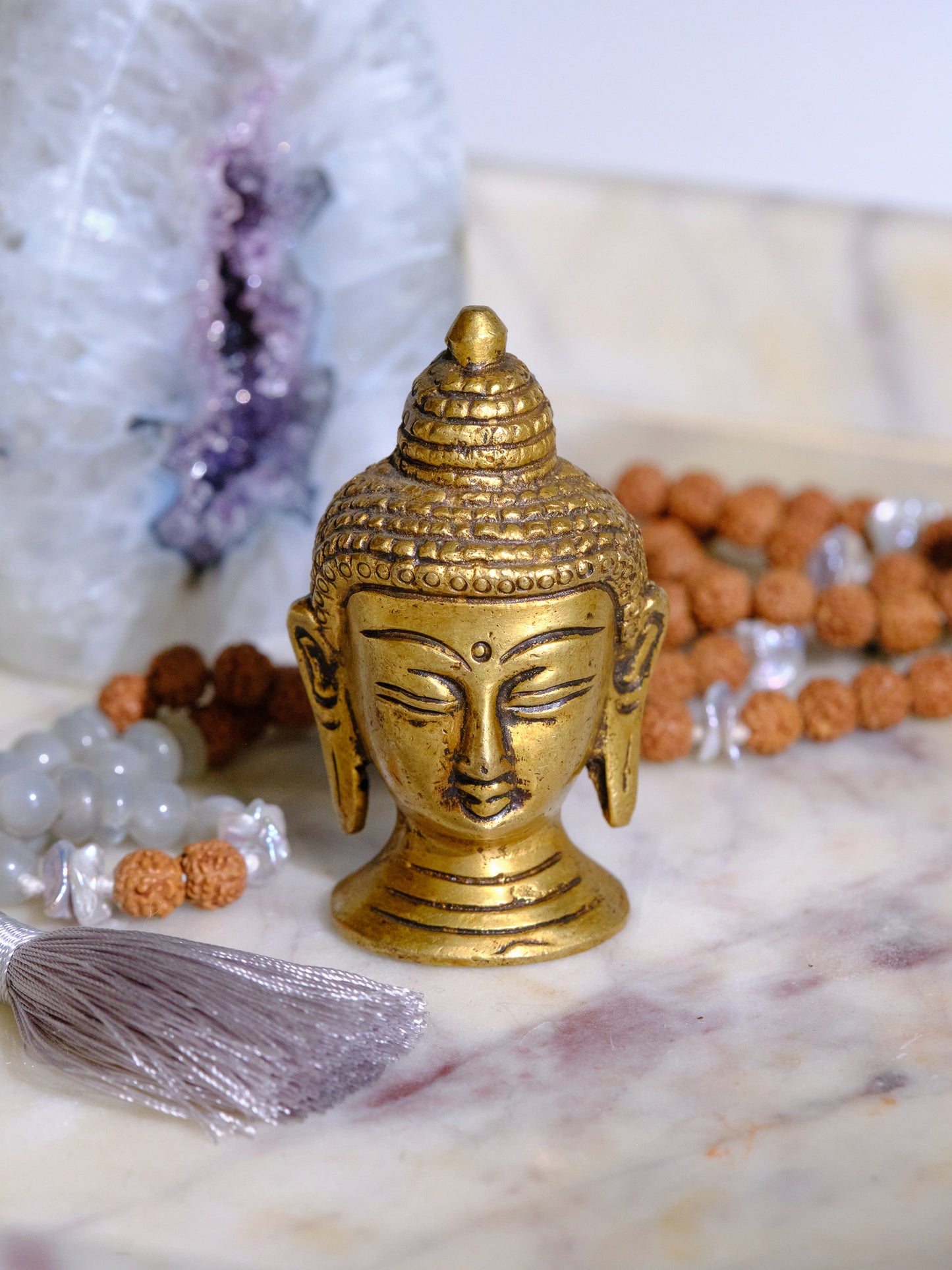 Brass Buddah Head