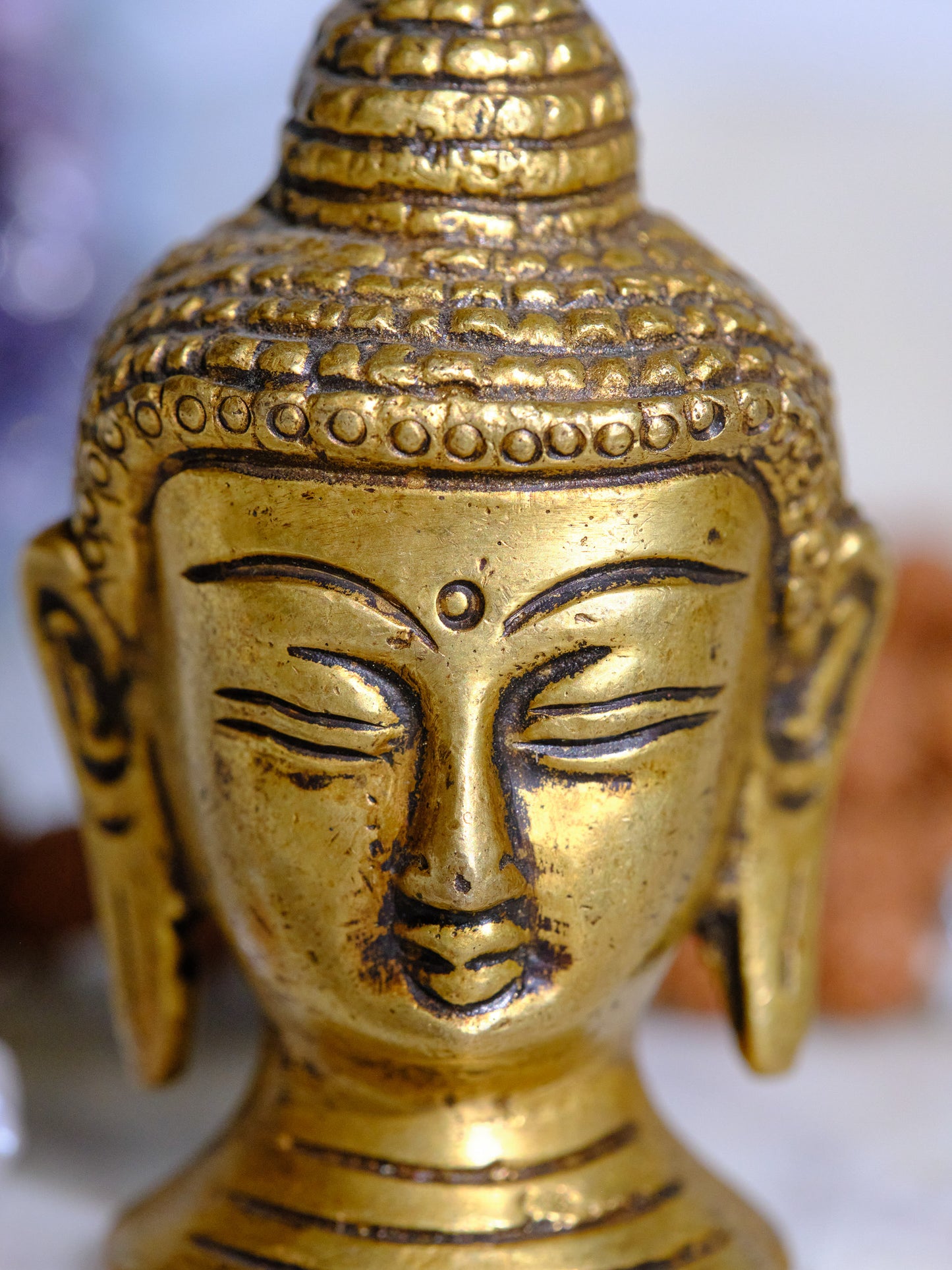 Brass Buddah Head