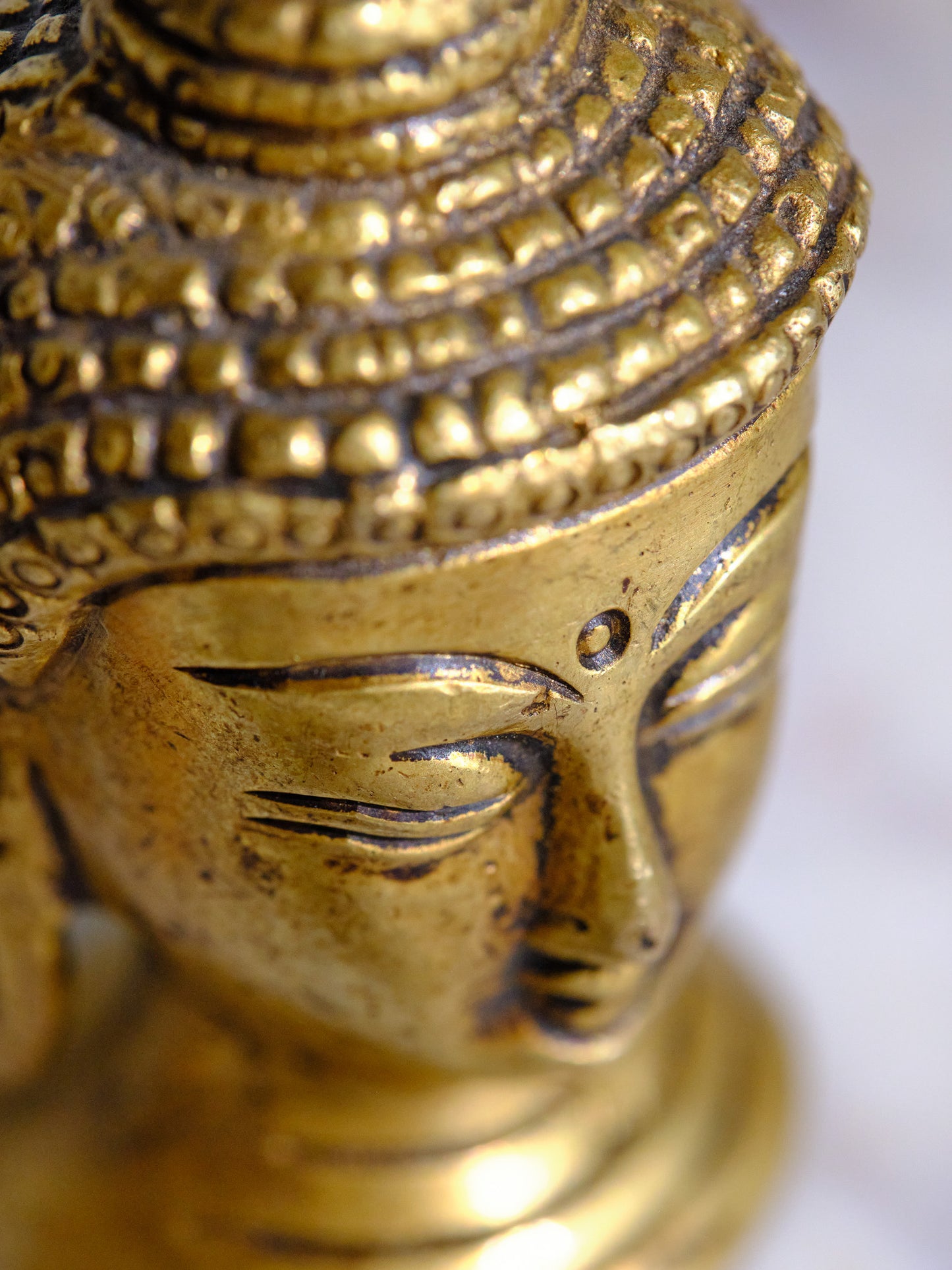 Brass Buddah Head