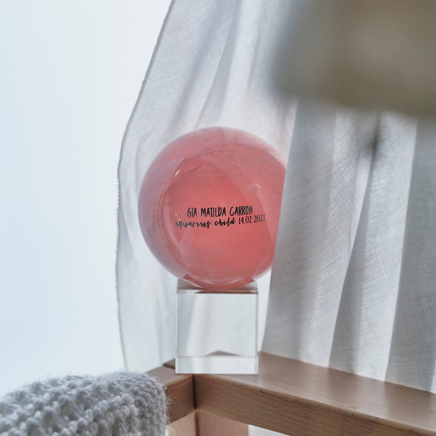 Celebration Balls - Custom Engraved Crystals