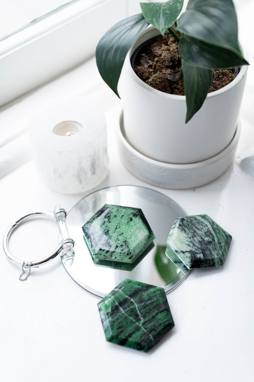 Ruby Zoisite Compasses