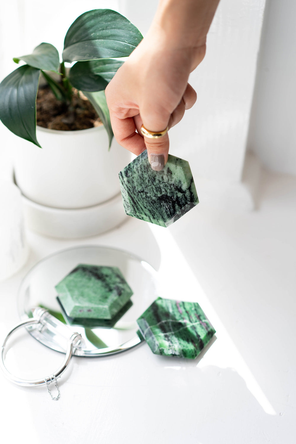 Ruby Zoisite Compasses