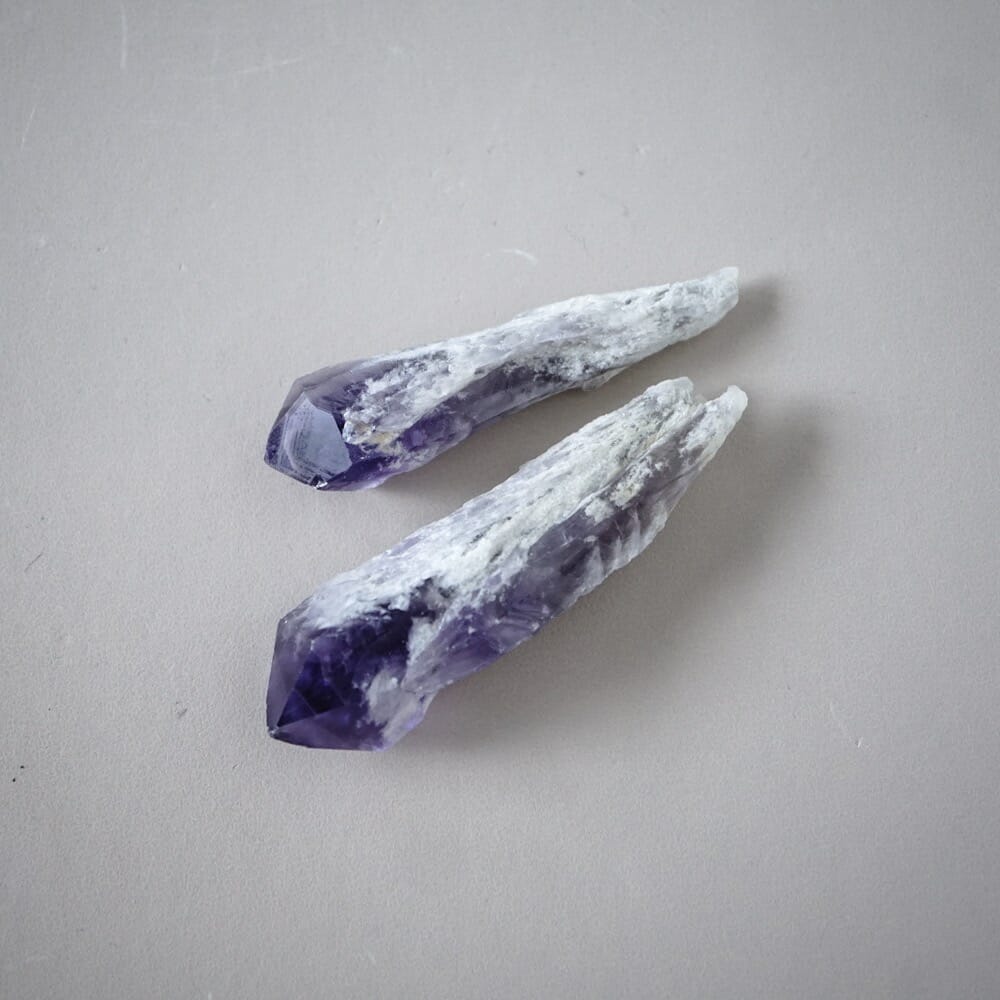 Elestial Amethyst (Long Stem)