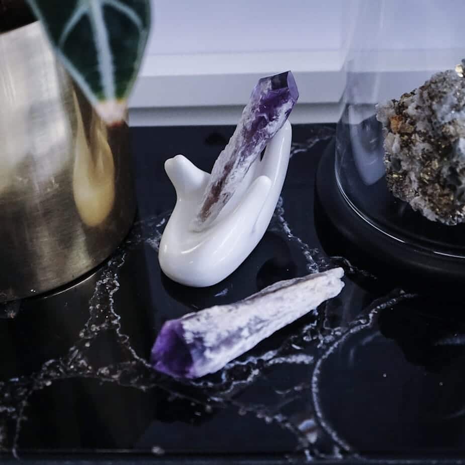 Elestial Amethyst (Long Stem)