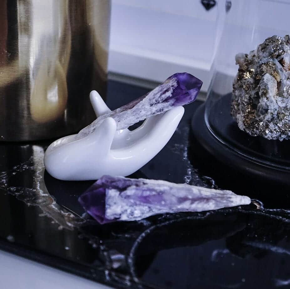 Elestial Amethyst (Long Stem)
