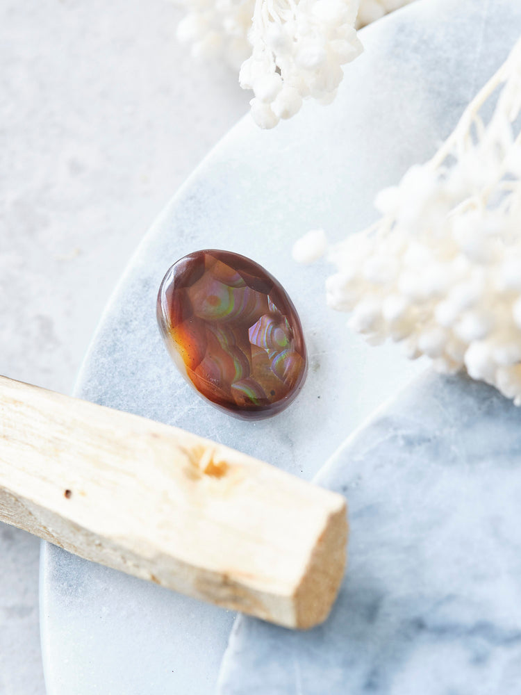 Fire Agate Cabochons (Pick Your Own- 6 pcs)