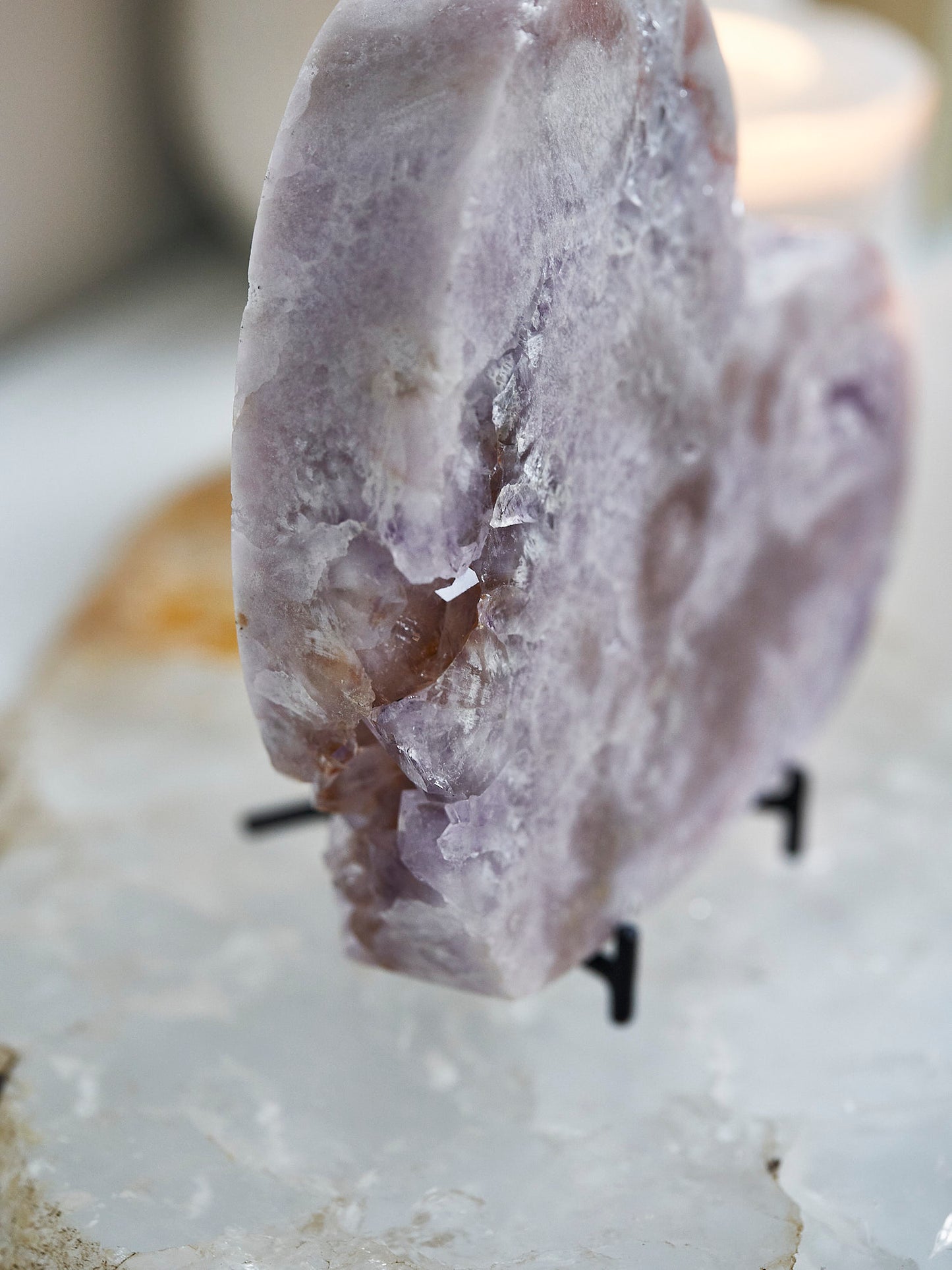 AA Large Pink Amethyst Heart 1.25kg