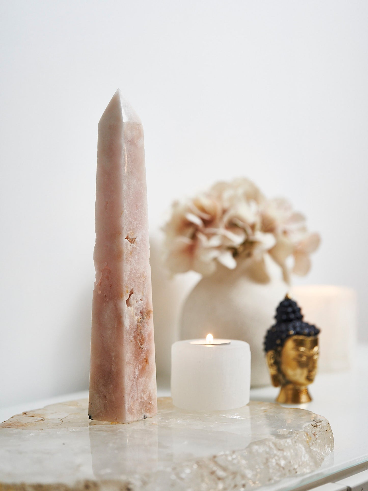 Pink Amethyst Obelisk 880g