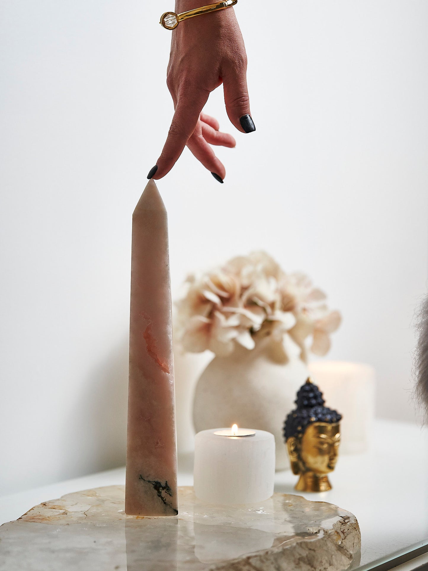 Pink Amethyst Obelisk 880g