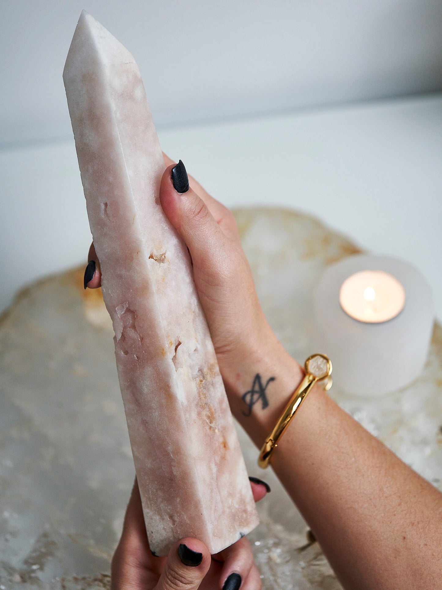 Pink Amethyst Obelisk 880g