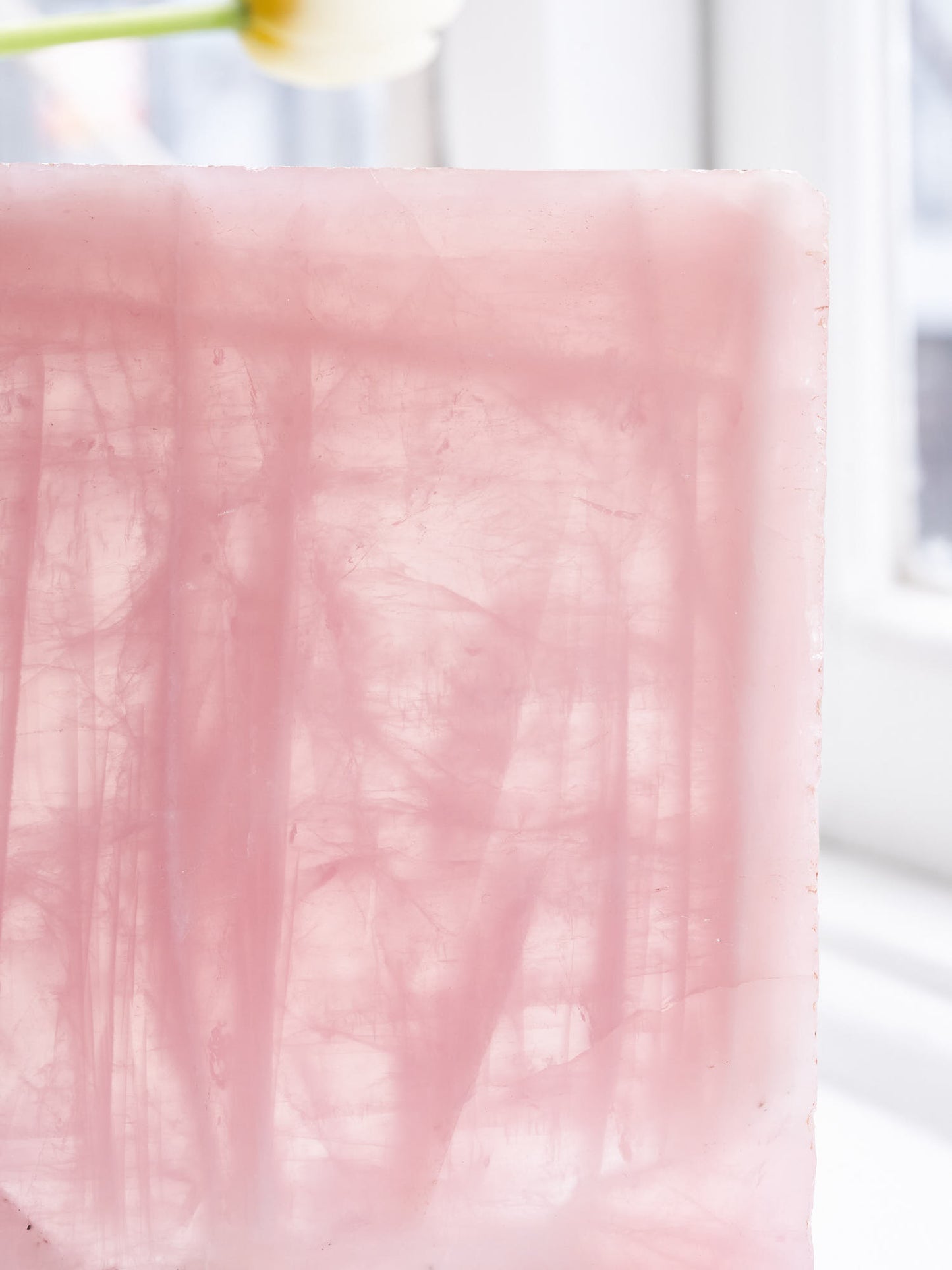 AA Grade Rose Quartz Slab 1.12kg