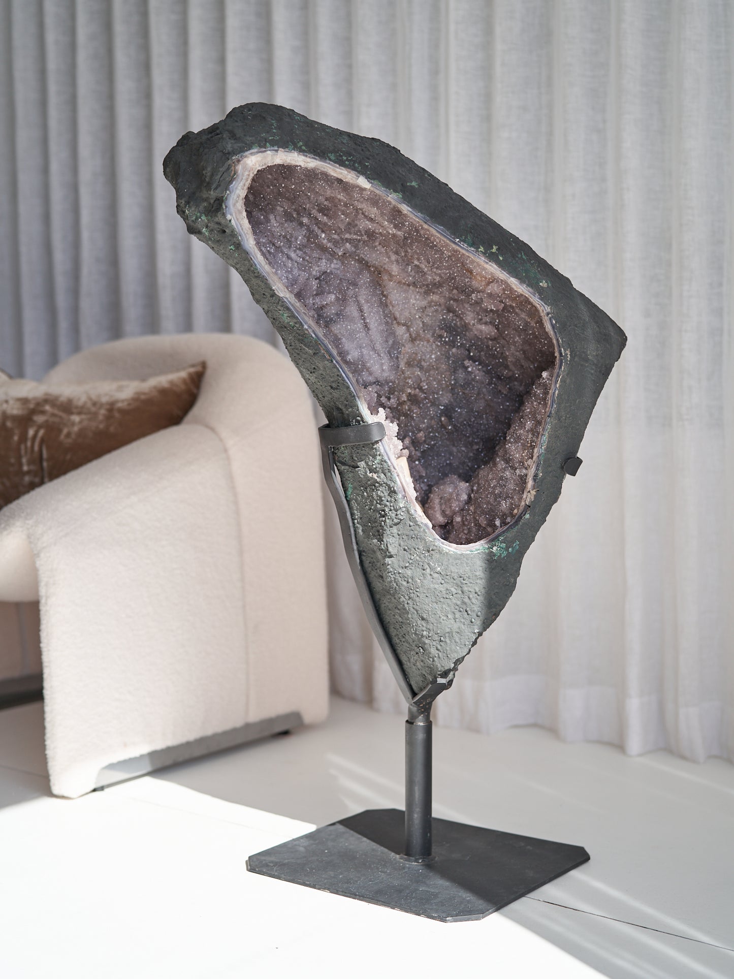 Giant Dark Grey Galaxy Amethyst Cave 57.5kgs