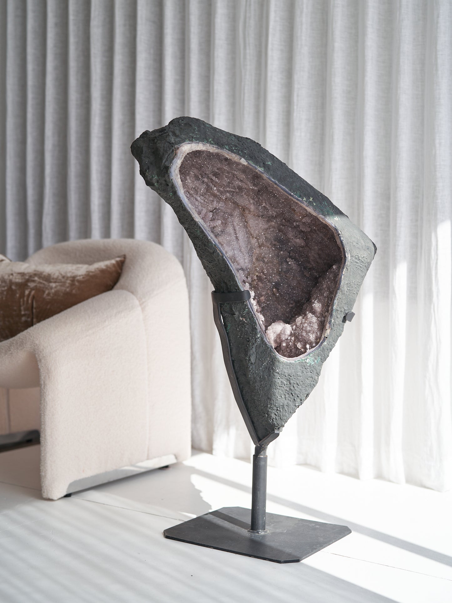 Giant Dark Grey Galaxy Amethyst Cave 57.5kgs