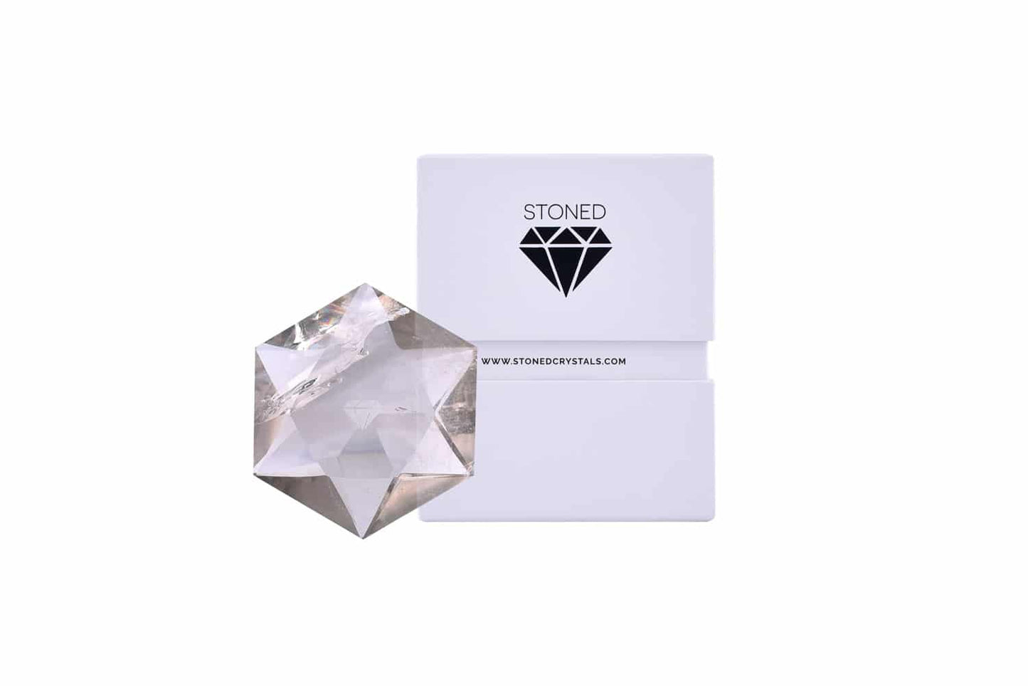 Ashy Diamond Geo Gem (Smokey Quartz)