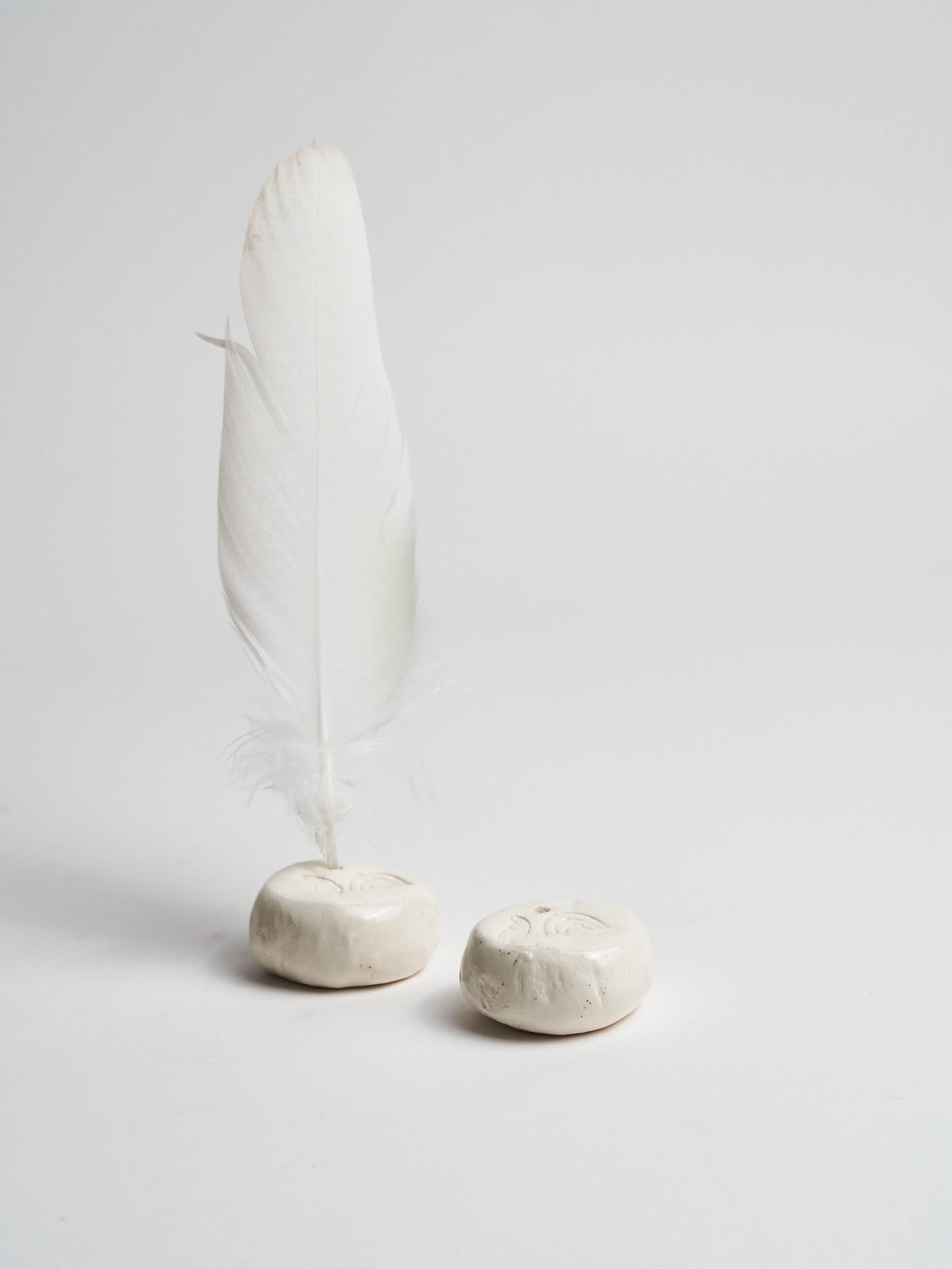 Embossed Ceramic Incense Holder