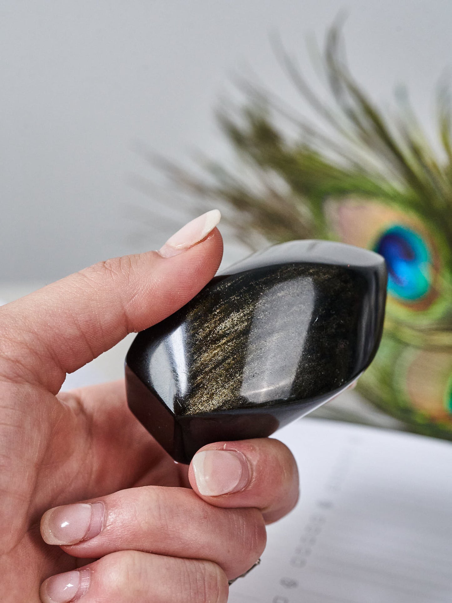 Small Obsidian Sheen Flames
