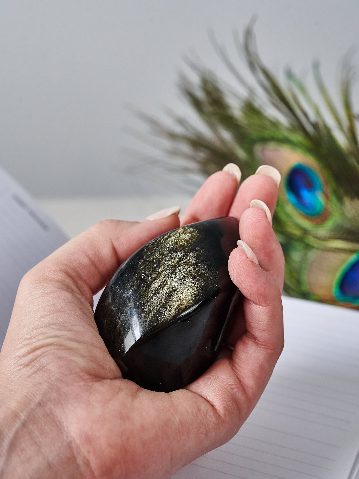 Small Obsidian Sheen Flames