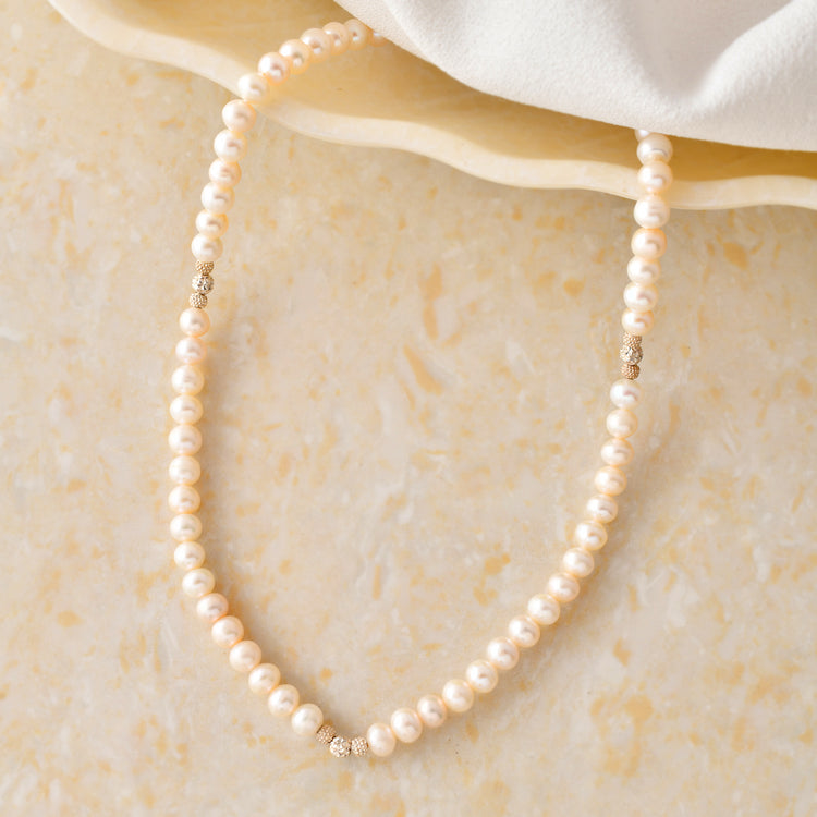 Disco Pearl Necklace