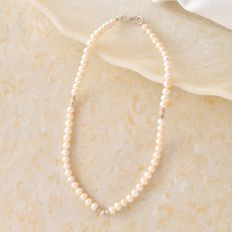 Disco Pearl Necklace