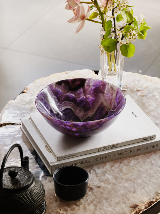 AA Amethyst Chevron Bowl