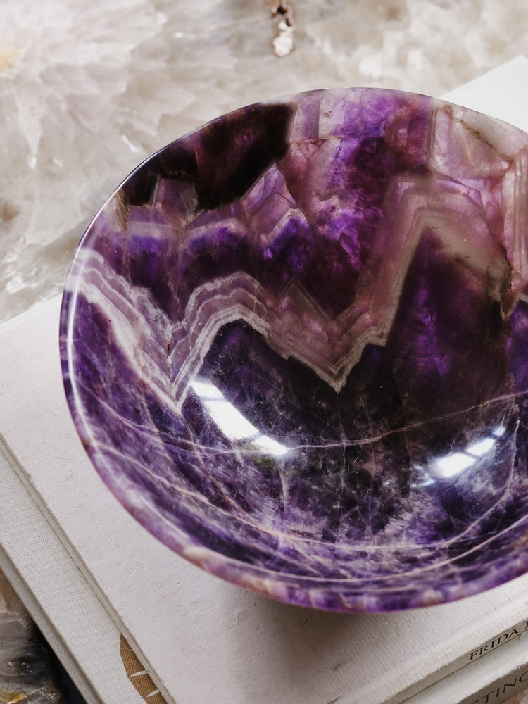 AA Amethyst Chevron Bowl