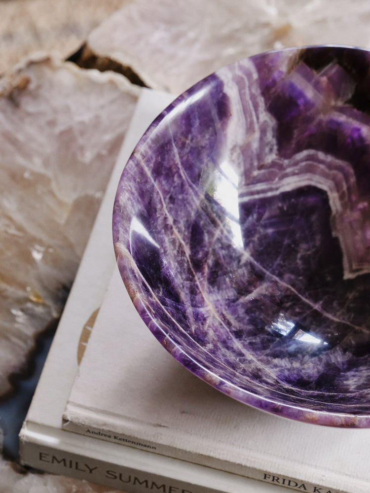 AA Amethyst Chevron Bowl