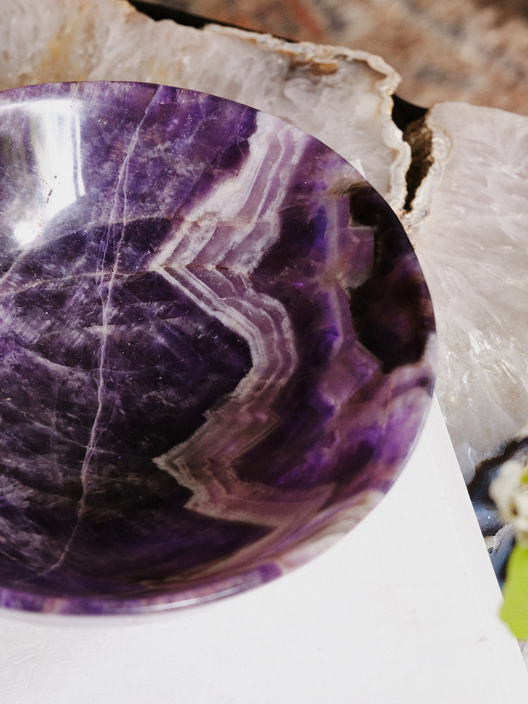 AA Amethyst Chevron Bowl